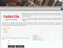 Tablet Screenshot of casacciasrl.com